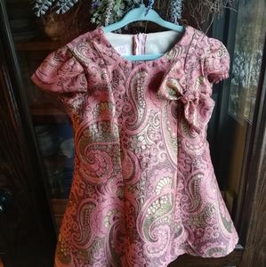 Donated: Brocade holiday dress (4T)